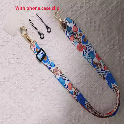 Long Crossbody Phone Lanyard Mobile Phone Adjustable Strap Anti Loss Lanyard For iPone 13 15 Samsung