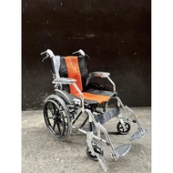 Light Weight Travel Wheelchair Foldable Avimed Orange
