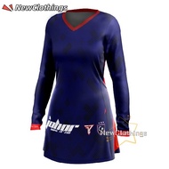 Johor Jersey 2024 Baju Muslimah Jersey Labuh Football Shirt Custom Name Johor Darul Takzim Jersi T-S