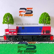 [MESIN] LOKOMOTIF CC201 LIVERY PERUMKA Miniatur Kereta Api Indonesia HANDMADE by PSTRAINS
