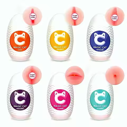 Adult Games Ultra Stretchy Masturbators Egg Handheld Male Masturbators Cup With Softer Wrapped Reali