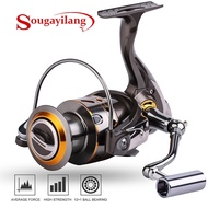 Sougayilang Spinnning Fishing Reel 1000-6000 Model  with Metal Spool Interchangeable Handle Fishing Reel Pancing