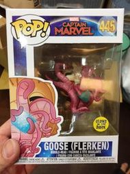 FUNKO POP MARVEL 驚奇隊長 CAPTAIN MARVEL 寵物貓呆頭鵝 GOOSE 佛萊肯款