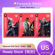 【USA美国🇺🇸】Valorant Point Card Credit （US）10/20/25/30/40/50/60/75/100 USD
