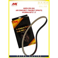 MEAUSU FAN BELT MSFB-3PK-004 3PK675 Model: HYUNDAI GETZ 1.3