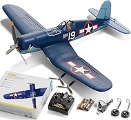 LEAMBE Brushless 4 Channel RC Plane F4U Corsair 500mm Remote Control Airplane Fighter RTF with 6-Axi