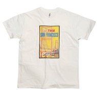 San Francisco Travel Poster T-Shirt Vintage Art Poster Art Top