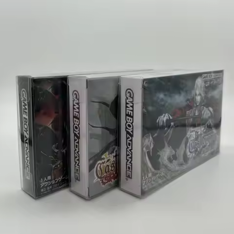 Castlevania Box and Manuals Postal Card Japanese Version Circle of The Moon Harmony Dissonance Asia 