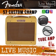 Fender 57 Custom Champ Guitar Tube Combo Amplifier, Tweed, 230V UK