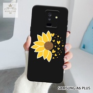 HP Samsung A6 Plus Case - Rajacase - Samsung A6 Plus casing - Flower case Motif - Cellphone protecto
