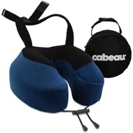 Straps to Airplane Seat Quick-Dry Fabric Travel Pillow Ensures Your Head Relax with Plush Memory Foa