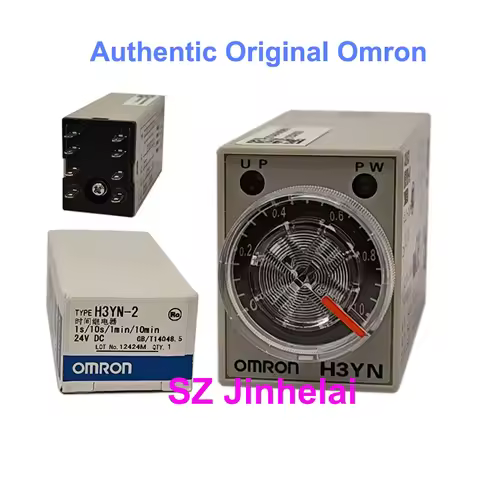 Omron H3YN-2 H3YN-4 AC200-230V 24VDC 24VAC Authentic Original Baseus Relay Time Delay