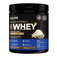 QiuMi Whey Protein Isolate เวย์โปรตีนผงสำหรับผู้ชายและผู้หญิง เวย์โปรตีนไอโซเลต รสวานิลลา 200G