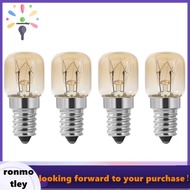 [ronmotley] Oven Bulb,4Pcs E14 Oven 15W,Oven Bulb, SES Cap Clear Pac Pygmy Oven Lamp,E14 Resistant Up to 300 Celsius Light for Oven
