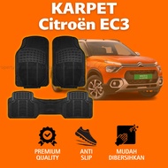 Premium Car Mat Citroen EC3 Anti-Slip Mat Waterproof Thick Non-Slip Waterproof Universal
