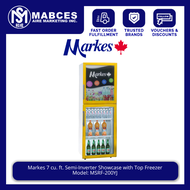 Markes 7 cu. ft. Semi-Inverter Showcase with Top Freezer MSRF-200YJ