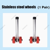 Load Bearing 500KG Adult Walker With Wheels Adjustable Aid Walker 8-speed adjustment Stainless Steel