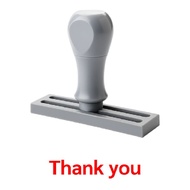 ตรายางด้ามจับ "Thank you"
