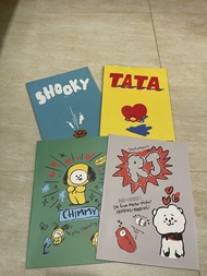 BT21 筆記本 SHOOKY TATA CHIMMY RJ