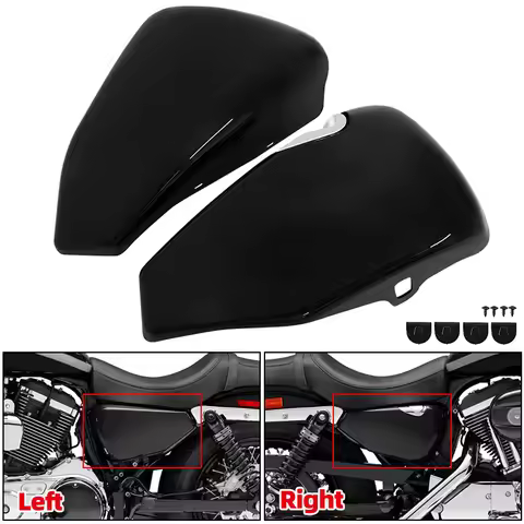 Motorcycle Battery Fairing Cover Right Side Covers For Harley Sportster XL883 XL1200 1200 883 2014-u