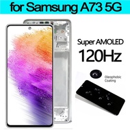 6.7" New Super AMOLED For Samsung A73 5G A736B SM-A736B/DS LCD Display Touch Screen Digitizer Assemb