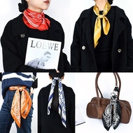 Square silk scarf for women 70 70x70cm turban bandana, beautiful, high-quality head covering to make