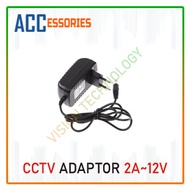 ADAPTOR Kapasitas 2A 12V Khusus Adapter CCTV 2 Ampere 12 Volt