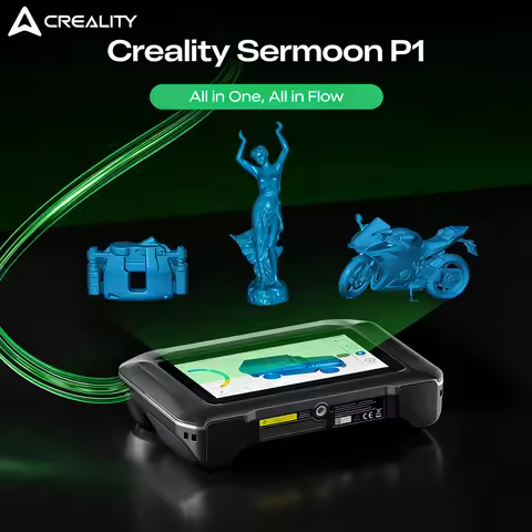 Creality Sermoon P1 3D Scanner 22+7+1 Line Blue Laser Modes +NIR 0.02mm Accuracy Support Wireless an