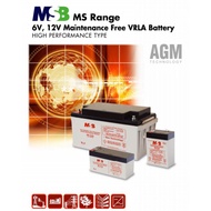 MSB BATTERY 12V 33ah / 55ah / 100ah / 200ah rechargeable Battery for solar / ups / alarm