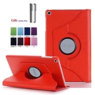 Case For Samsung Galaxy Tab A 10.1'' T510 T515 SM-T510 SM-T515 360 Degree Rotating Flip Stand Leather Smart Sleep Cover