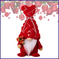 Gnomes Valentines Decorations Plush Dwarf Scandinavian Tomte Doll Handmade Valentine Gnomes Cute Gno