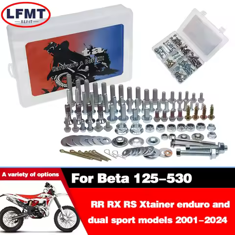 Hardware screw Bolt Full Plastics Fastener Kit For Beta RR RX RS For Honda 125-450 CR CRF CRF-R CRF-