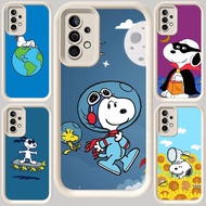 M-46 Snoopy White Casing for Samsung A25 A55 A24 A36 A54 A15 S25 Ultra A14 A16 A04s A56 A05S A34 A35