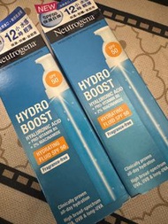 半價正貨Neutrogena 水活保濕防曬日霜 SPF50 50毫升