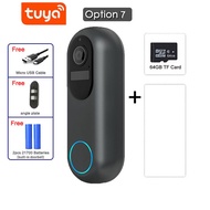 Unmao To Tuya Dual WiFi กล้องวิดีโอกริ่งประตู5G/2.4GHz กลางแจ้งระฆังกันน้ำ IP68อินเตอร์คอมปุ่มกดโทรศ