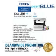 [READY STOCK] Epson EcoTank L6460 A4 Ink Tank Printer