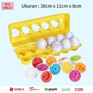 Dos - Matching Eggs 12pcs Egg Toys Educational Toys Montessori Toys YE9