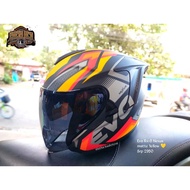 EVO Rx-5 Nexus Half Face Dual Visor Helmet