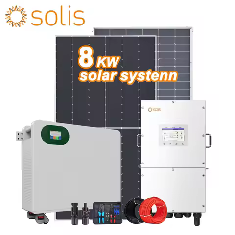 Solar Panel Hybrid Power System Complete 8Kw 15Kw 25Kw Solar Energy Storage System Residential With 