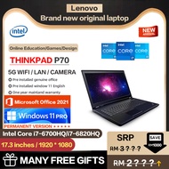 【Lenovo Laptop】Lenovo ThinkPad P70/Intel Core i5 i7/17.3in/16GB RAM+512GB SSD/NVIDIA Quadro M600M 2G