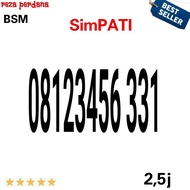 Nomor Cantik Kartu Simpati 08123456 331 Simple Bsm03