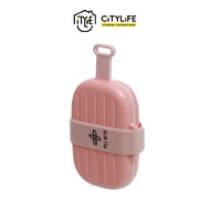Citylife Pill Box Easy Carry with 6 compartments - Pink - H-4100 - Citylong
