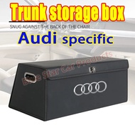 Audi car storage box trunk storage box foldable thickened wooden storage box storage box storage box