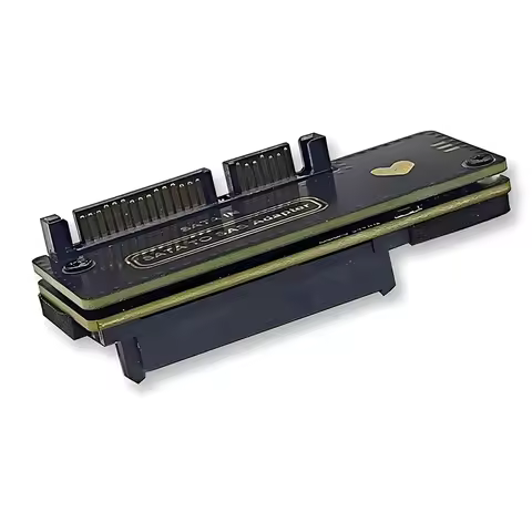 SATA (7+15)22Pin Male to SAS 29Pin Female Adapter Desktop SATA to SAS Conveter Expansion Card Riser 