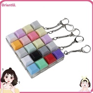 ORIENTTK Fidget Keychain, Keys Button Keycap Finger Keyboard Cap,  DIY Keyboard Relief Stress 3 Keys