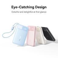 【CCC Certified】Baseus FC11 Dual-Cable 3C Powerbank 22.5W/45W Digital Display Fast Charging For Phone