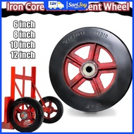 6/8/10/12 Inches Push Cart Rubber Wheel Heavy Duty Wheel Handtruck