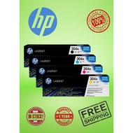 HP 304A BLACK (CC530A)/ CYAN (CC531A) / YELLOW (CC532A) / MAGENTA (CC533A) ORIGINAL TONERS