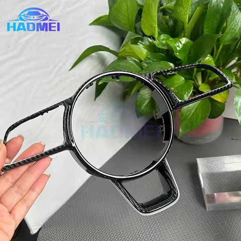 Steering Wheel Carbon Fiber Frame sSuitable For Audi A4 B9 A3 8Y S3 S4 RS3 RS4 Interior Accessories 