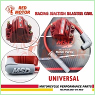 ✧ ▪ ☂ MSD Original Red Racing Ignition Coil UNIVERSAL